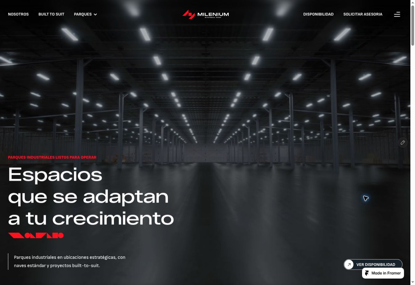 Vista adicional del proyecto Milenium