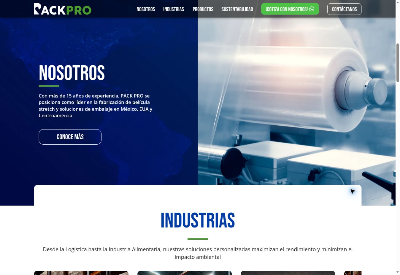 Vista adicional del proyecto PackPro